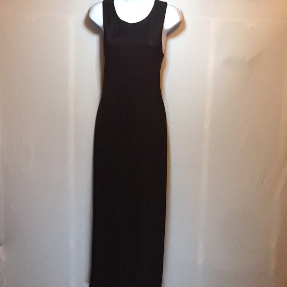 EXPRESS TRICOAT LongSleevelessRacerBackMaxiDress - Picture 3 of 7